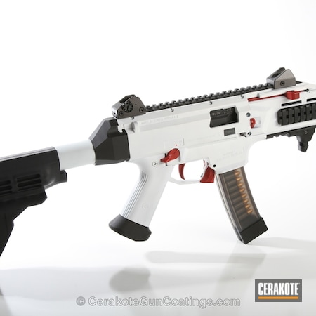 Powder Coating: Graphite Black H-146,Snow White H-136,CZ,Tactical Rifle,FIREHOUSE RED H-216