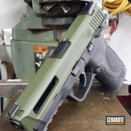 Powder Coating: Smith & Wesson,Mil Spec O.D. Green H-240,Handguns