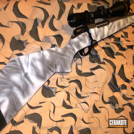 Powder Coating: Bright White H-140,Weatherby,Hunting Rifle,Patriot Brown H-226