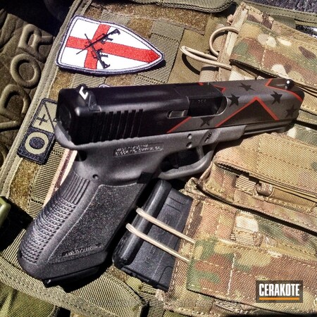 Powder Coating: Graphite Black H-146,Glock,Handguns,Subdued,USMC Red H-167,Tungsten H-237
