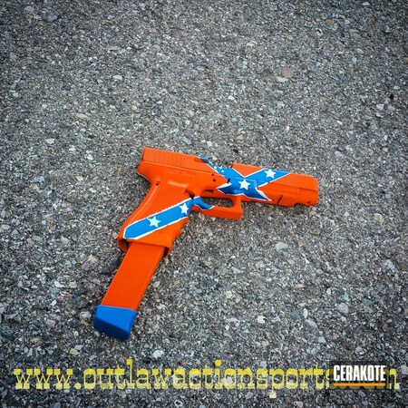 Powder Coating: Glock,Safety Orange H-243,Snow White H-136,NRA Blue H-171,Handguns