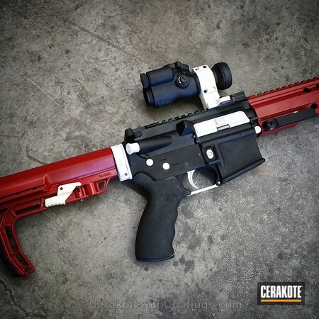 Powder Coating: Crimson H-221,Snow White H-136,Tactical Rifle