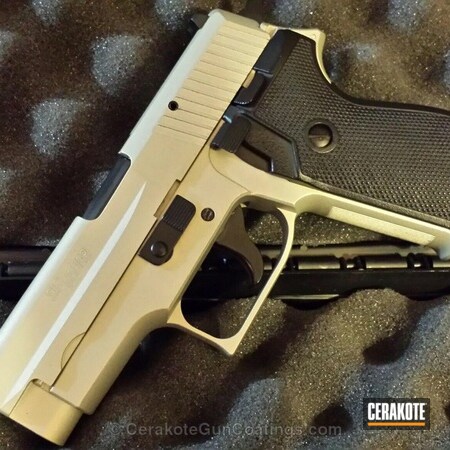 Powder Coating: Graphite Black H-146,Shimmer Gold H-153,Handguns