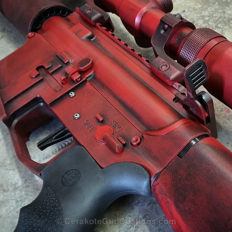 H-221 Crimson with H-146 Graphite Black by Outlaw Action Sports, LLC ...