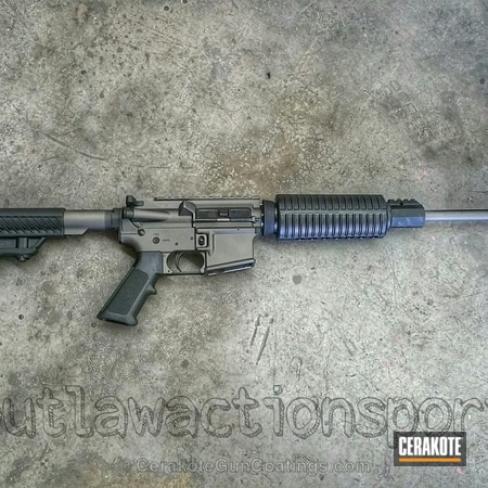 Powder Coating: DPMS Panther Arms,Tactical Rifle,Tungsten H-237