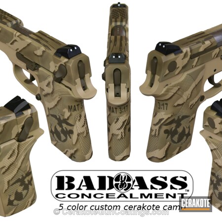 Powder Coating: Smith & Wesson,Handguns,DESERT SAND H-199,Patriot Brown H-226,Flat Dark Earth H-265