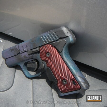 Powder Coating: Kimber,Handguns,Cobalt H-112,Bright Purple H-217,Sky Blue H-169