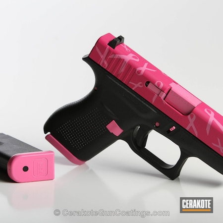 Powder Coating: Breast Caner Fundraiser,Glock,Handguns,SIG™ PINK H-224,Wild Pink H-208