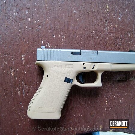 Powder Coating: Glock,Handguns,DESERT SAND H-199,Stainless H-152