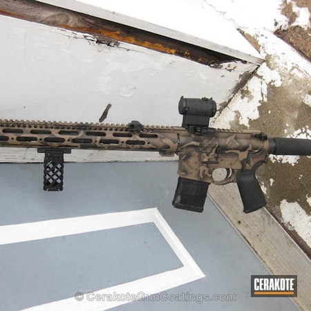 Powder Coating: Graphite Black H-146,Colt LE Executive,Tactical Rifle,Colt,MAGPUL® FLAT DARK EARTH H-267
