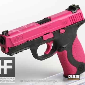 Cerakoted H-224 Sig Pink With H-208 Wild Pink