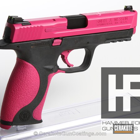 Powder Coating: Smith & Wesson,Ladies,SIG™ PINK H-224,Wild Pink H-208