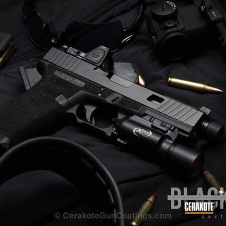 Powder Coating: Graphite Black H-146,Glock,Handguns