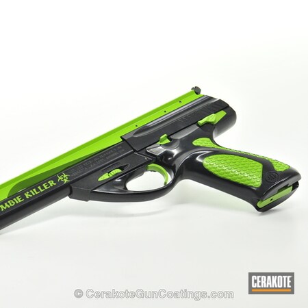 Powder Coating: Graphite Black H-146,Matte Ceramic Clear,Zombie Green H-168,Handguns,Beretta