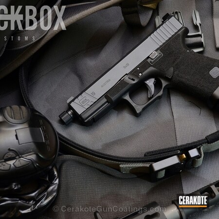 Powder Coating: Glock,Handguns,Sniper Grey H-234,Sniper Grey