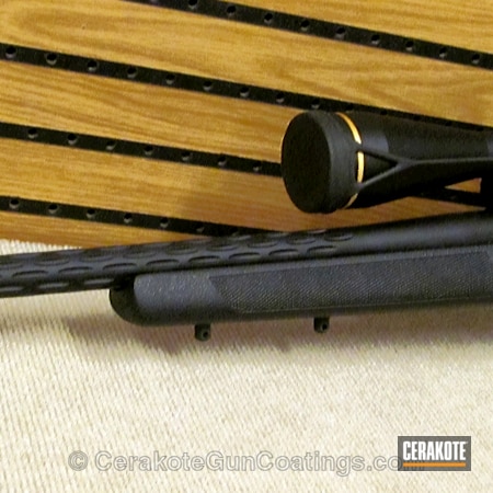 Powder Coating: Graphite Black H-146,Hunting Rifle,Winchester 70 220 Swift,Winchester