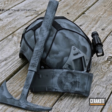 Cerakoted H-146 Graphite Black With H-234 Sniper Grey And H-214 Smith's Grey