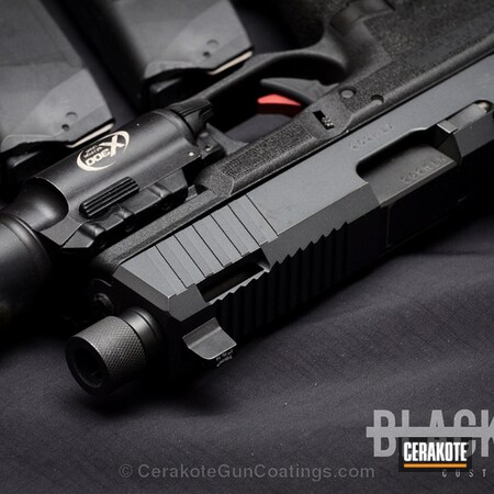 Powder Coating: Glock,Handguns,Sniper Grey H-234,Sniper Grey