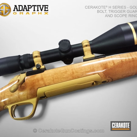 Powder Coating: Gold H-122,Bolt Action Rifle