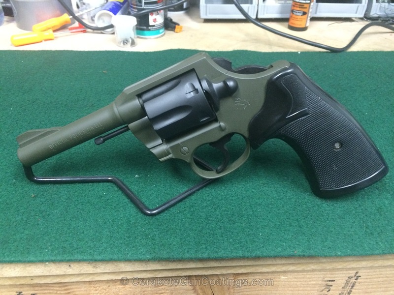 H-236 O.D. Green with H-146 Graphite Black by Robert Gohl | Cerakote