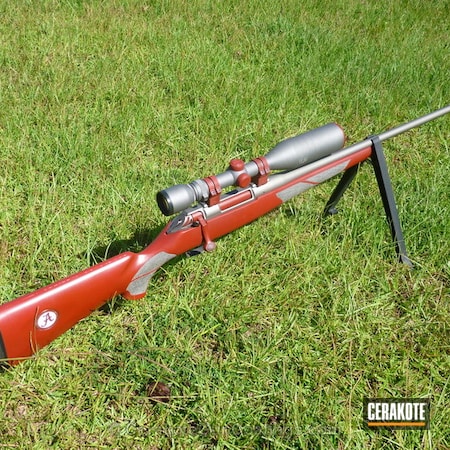 Powder Coating: Crimson H-221,Smith & Wesson,Hunting Rifle,Thompson Center,Stainless H-152