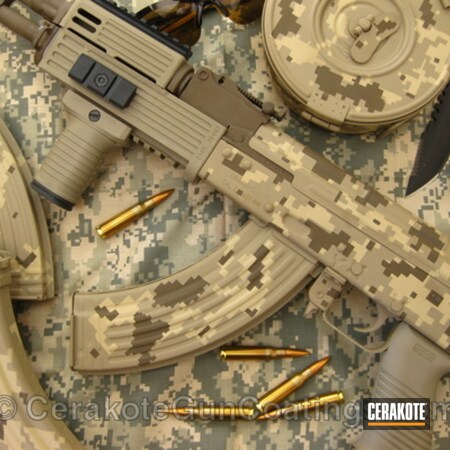Powder Coating: DESERT SAND H-199,Tactical Rifle,Flat Dark Earth H-265,Coyote Tan H-235
