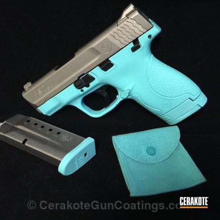 Powder Coating: Smith & Wesson,Handguns,Robin's Egg Blue H-175