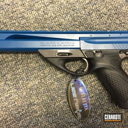 Powder Coating: Handguns,Beretta,Sky Blue H-169