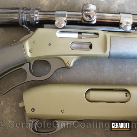Powder Coating: Graphite Black H-146,Shotgun,Marlin,Hunting Rifle,Remington,O.D. Green H-236