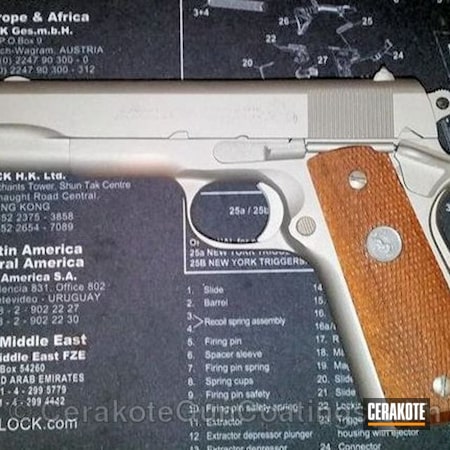 Powder Coating: Handguns,Colt,Titanium H-170