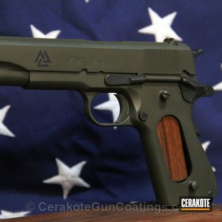 Powder Coating: Graphite Black H-146,1911,Handguns,MAGPUL® O.D. GREEN H-232