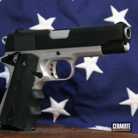 Powder Coating: Graphite Black H-146,Satin Aluminum H-151,1911,Handguns