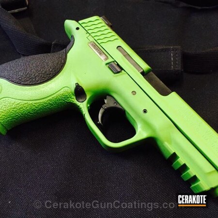 Powder Coating: Graphite Black H-146,Smith & Wesson,Zombie Green H-168,Handguns