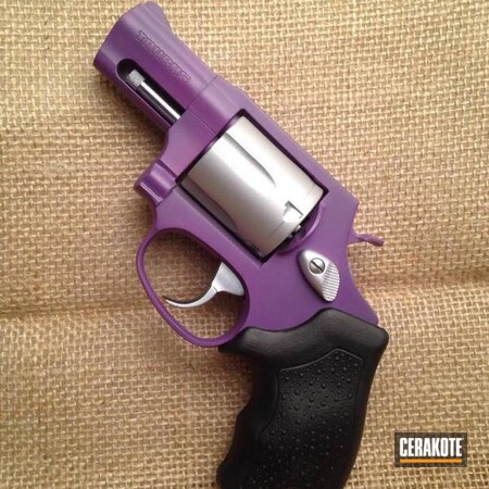 Powder Coating: Satin Aluminum H-151,Handguns,Bright Purple H-217,Taurus
