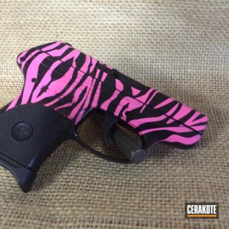Powder Coating: Graphite Black H-146,Handguns,Ruger,Prison Pink H-141