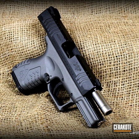 Powder Coating: Graphite Black H-146,Handguns,Springfield Armory,Tactical Grey H-227