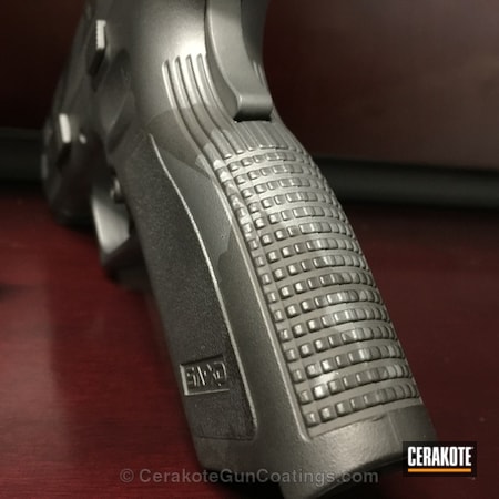 Powder Coating: Graphite Black H-146,Handguns,Springfield Armory,Sniper Grey H-234,Sniper Grey