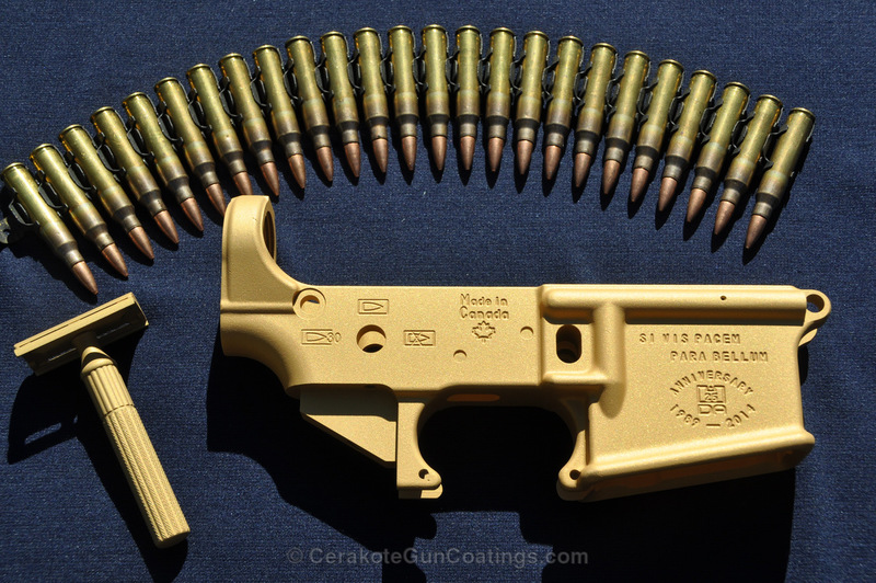 H122 Color H-122 Gold by Frank Paolini | Cerakote