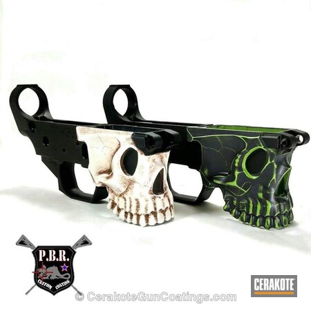Powder Coating: Bright White H-140,Zombie Green H-168,Spike's Tactical,Sniper Grey H-234,Sniper Grey,Gun Parts