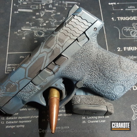 Powder Coating: Conceal Carry,CCW,Tactical,Handguns,Blue Titanium H-185,Custom Mix Burnt Blue,Custom Mix,Cobalt H-112,Burnt Bronze H-148