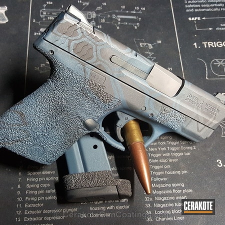 Powder Coating: Conceal Carry,CCW,Tactical,Handguns,Blue Titanium H-185,Custom Mix Burnt Blue,Custom Mix,Cobalt H-112,Burnt Bronze H-148
