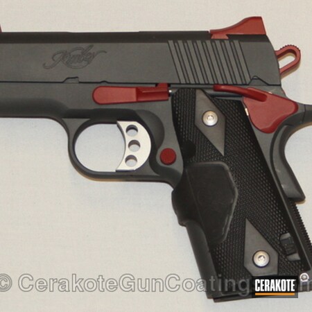 Powder Coating: Crimson H-221,Kimber,Stone Grey H-262,1911,Handguns