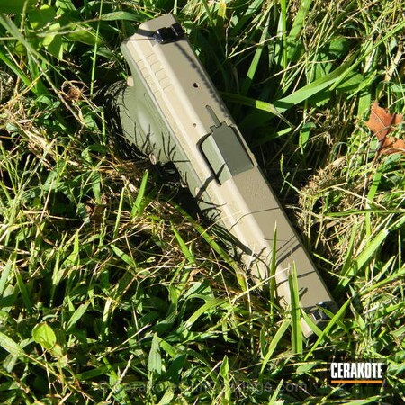 Powder Coating: Handguns,Springfield Armory,O.D. Green H-236,Flat Dark Earth H-265