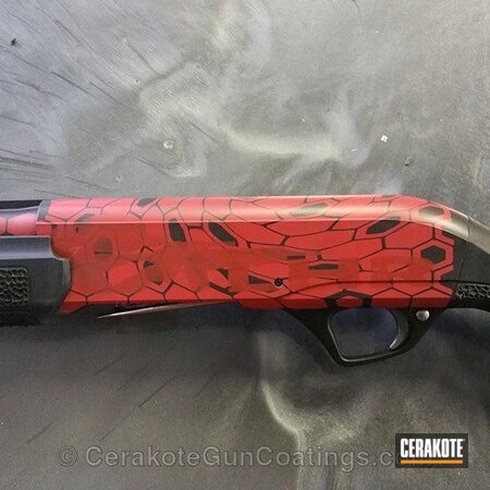 Powder Coating: Graphite Black H-146,Crimson H-221,Shotgun,Versamax,Remington,Race Remington Versamax,FIREHOUSE RED H-216