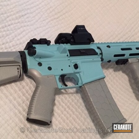 Powder Coating: Snow White H-136,Crushed Silver H-255,Custom Mix,Tactical Rifle,Sky Blue H-169