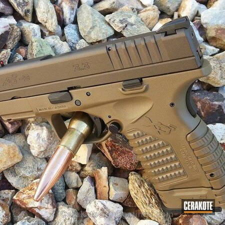 Powder Coating: Handguns,Burnt Bronze H-148