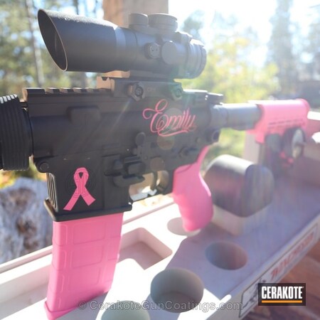 Powder Coating: Sig Sauer,Tactical Rifle,Wild Pink H-208
