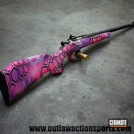 Powder Coating: Graphite Black H-146,Bright Purple H-217,Wild Pink H-208,Bolt Action Rifle