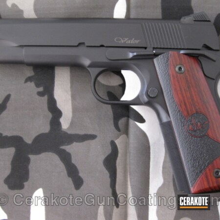 Powder Coating: Graphite Black H-146,1911,Handguns,Dan Wesson