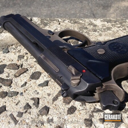 Powder Coating: Graphite Black H-146,Handguns,Beretta,Tungsten H-237,MAGPUL® FLAT DARK EARTH H-267